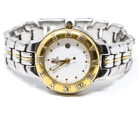 fendi gold watches used gold|Fendi watches women gold.